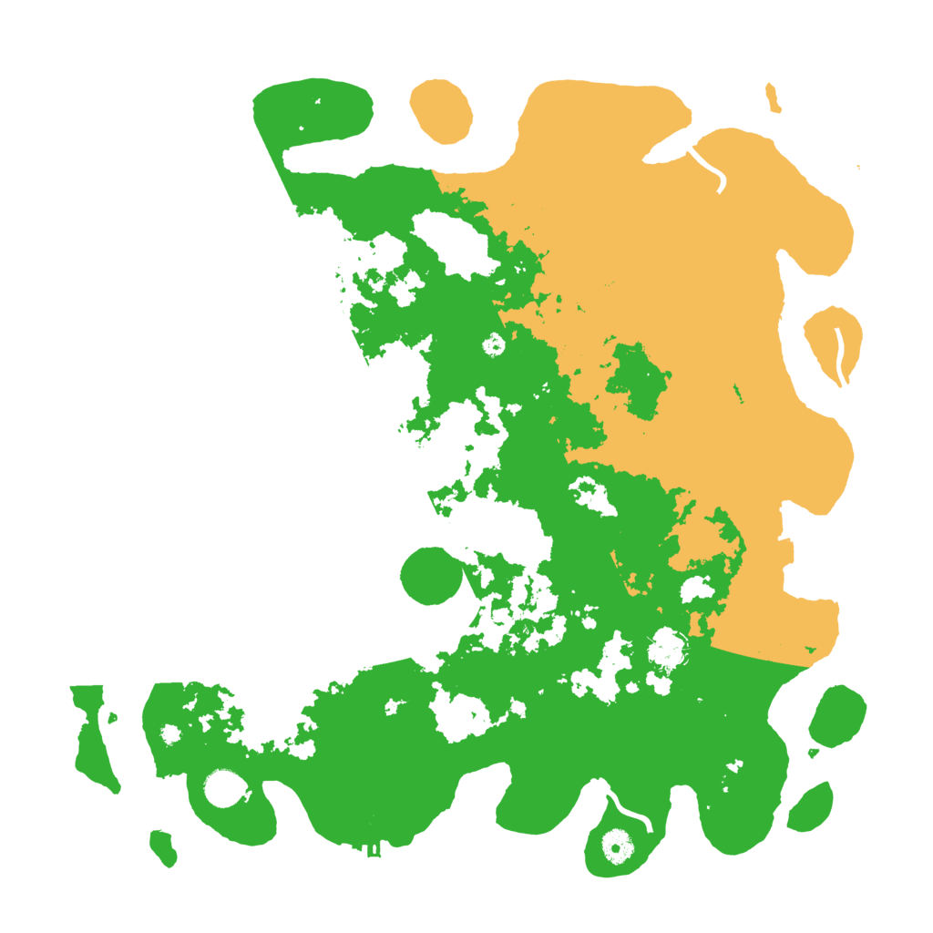 Biome Rust Map: Procedural Map, Size: 4300, Seed: 40277199