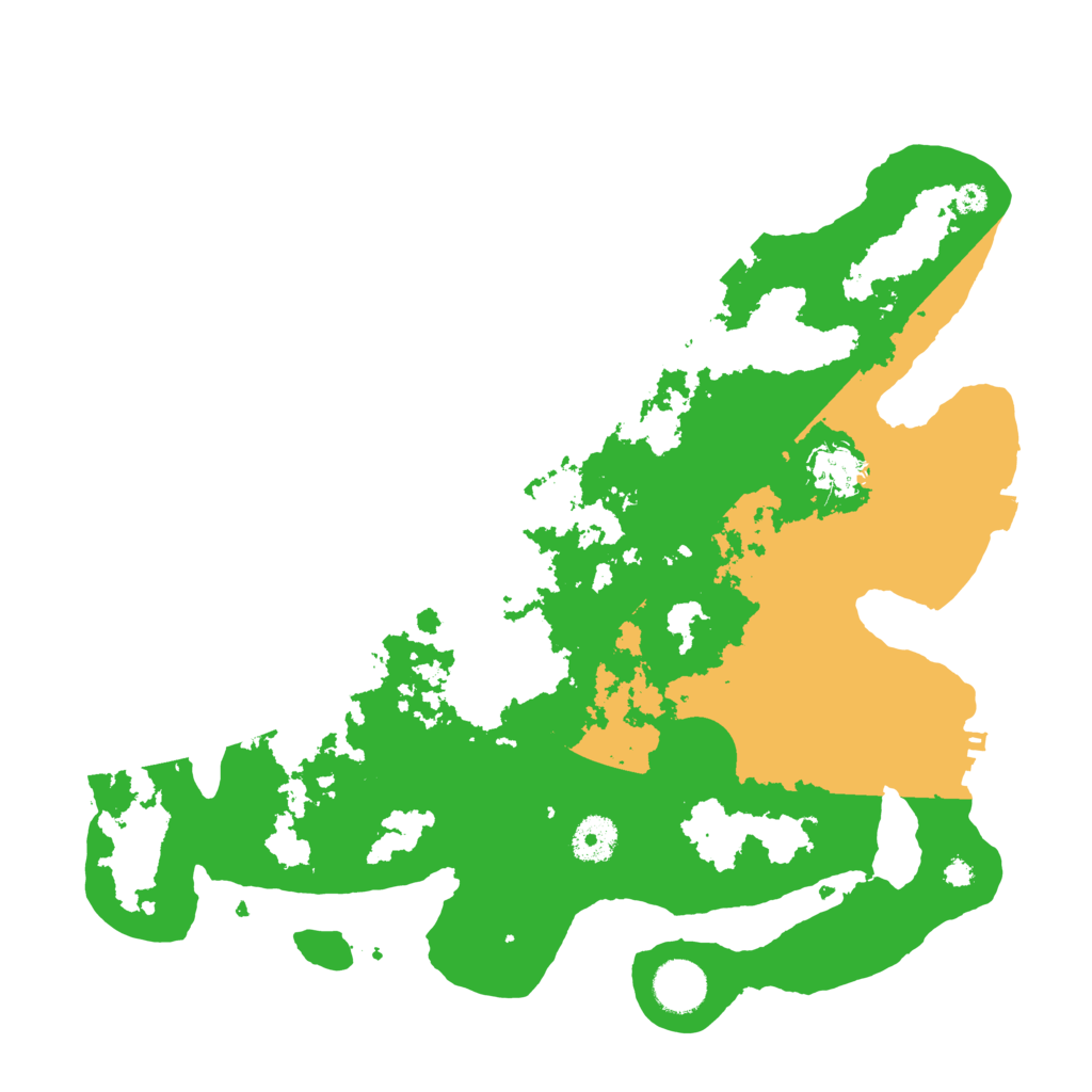 Biome Rust Map: Procedural Map, Size: 3600, Seed: 42144242