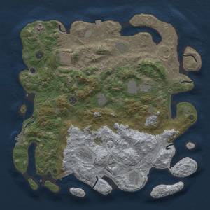 Thumbnail Rust Map: Procedural Map, Size: 4250, Seed: 1646582494, 19 Monuments