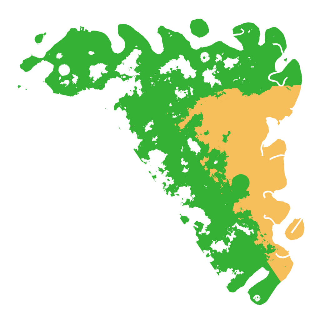 Biome Rust Map: Procedural Map, Size: 5000, Seed: 826492739