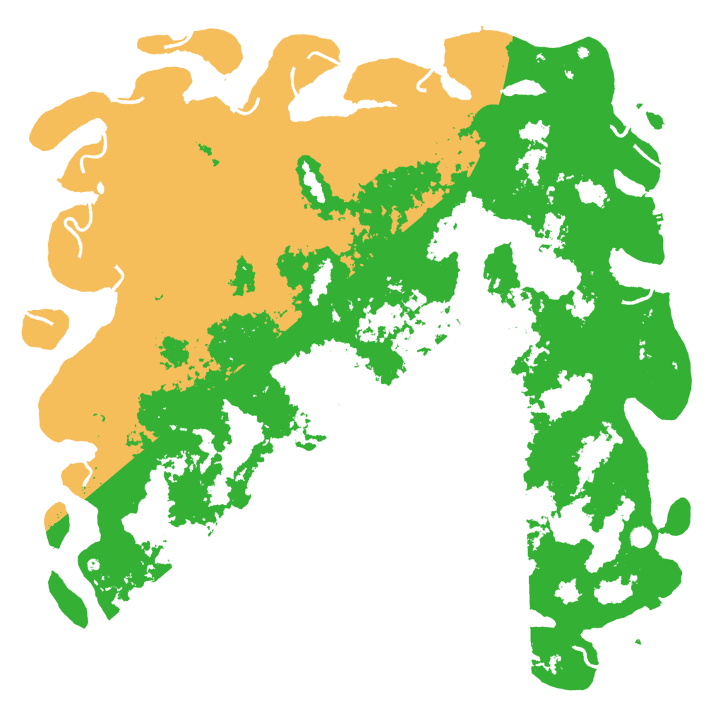 Biome Rust Map: Procedural Map, Size: 6000, Seed: 151114292