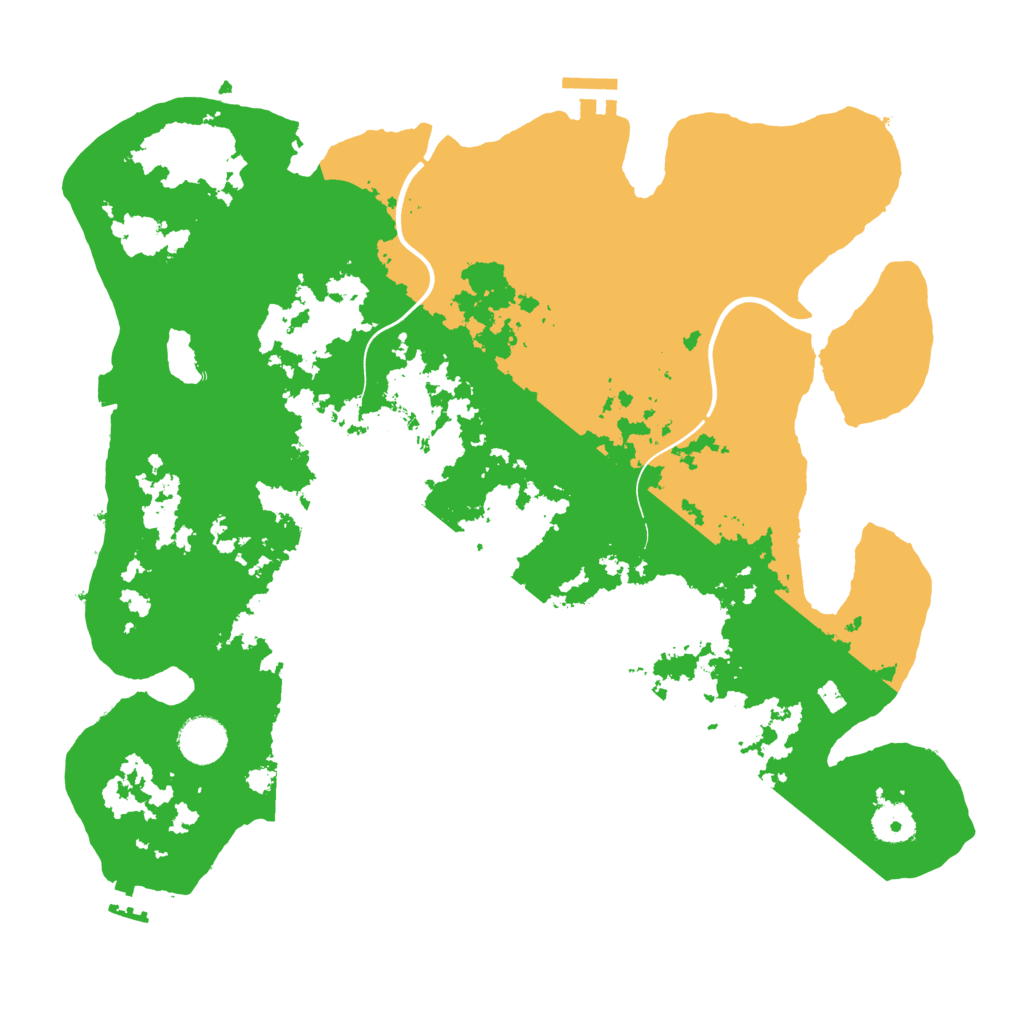 Biome Rust Map: Procedural Map, Size: 3750, Seed: 54201813