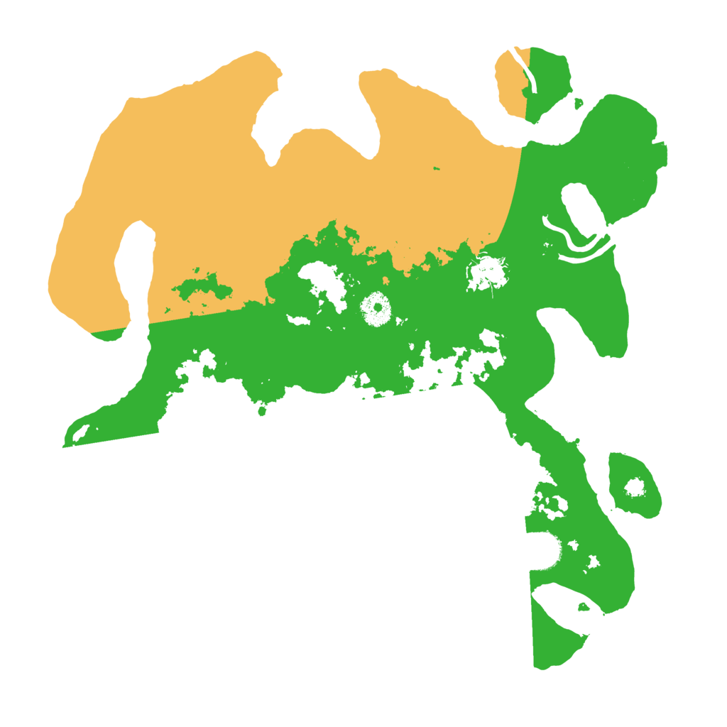Biome Rust Map: Procedural Map, Size: 3400, Seed: 7017179