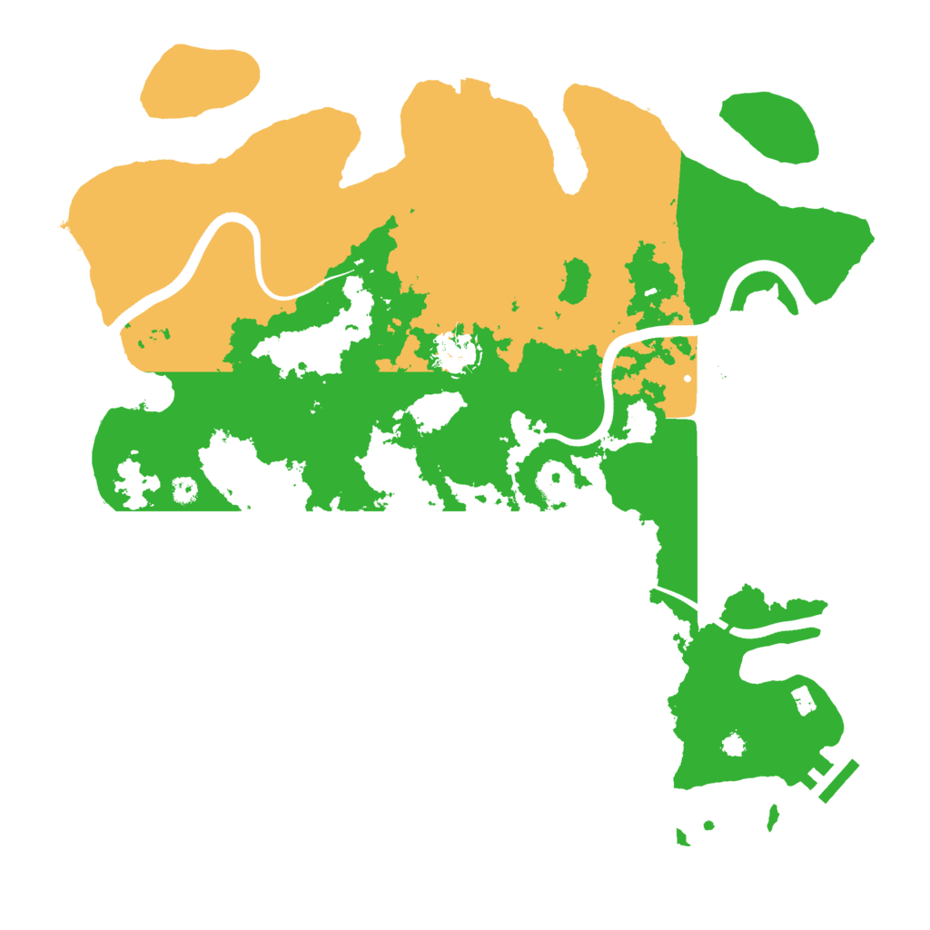 Biome Rust Map: Procedural Map, Size: 3650, Seed: 89654283