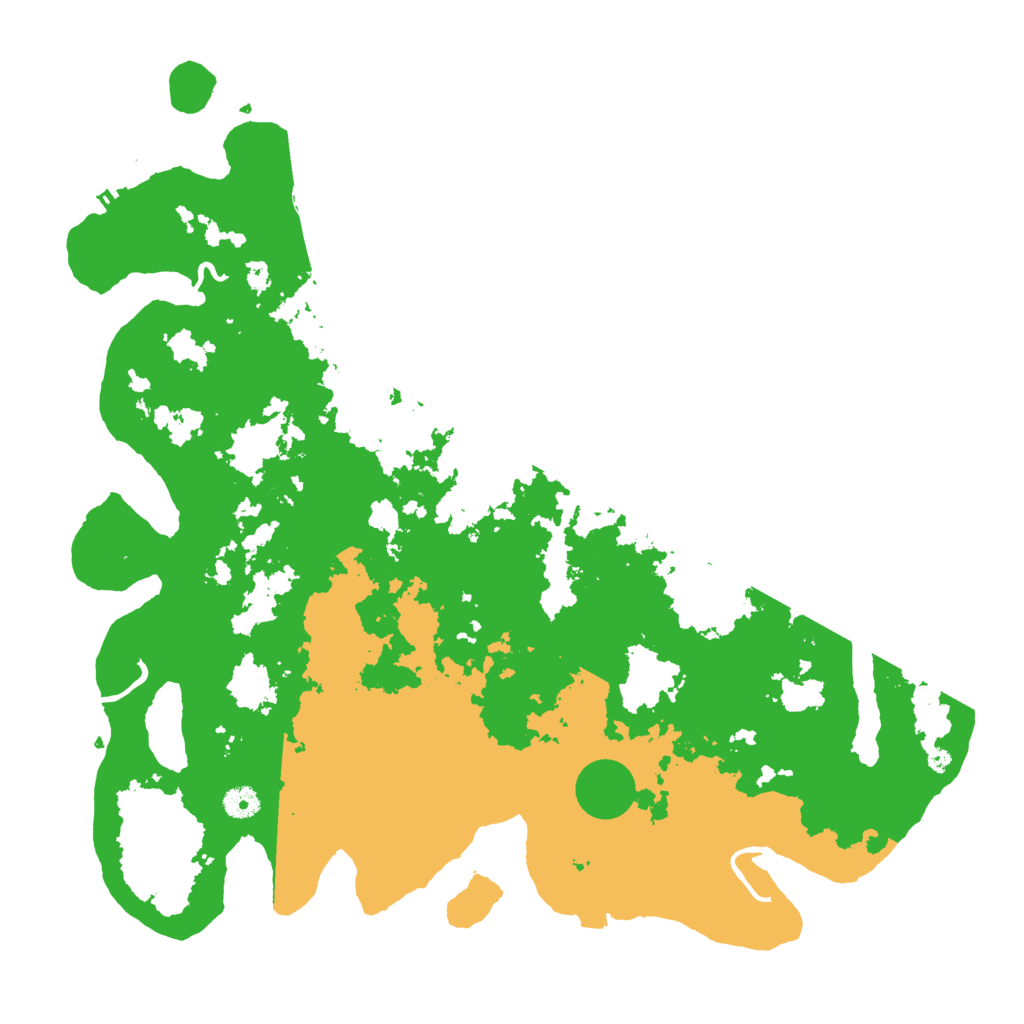 Biome Rust Map: Procedural Map, Size: 4500, Seed: 864423157