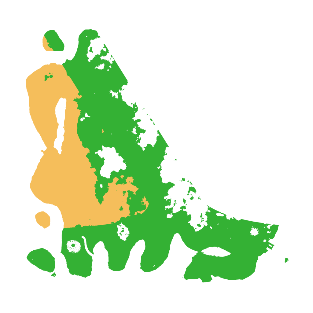 Biome Rust Map: Procedural Map, Size: 3500, Seed: 7841231