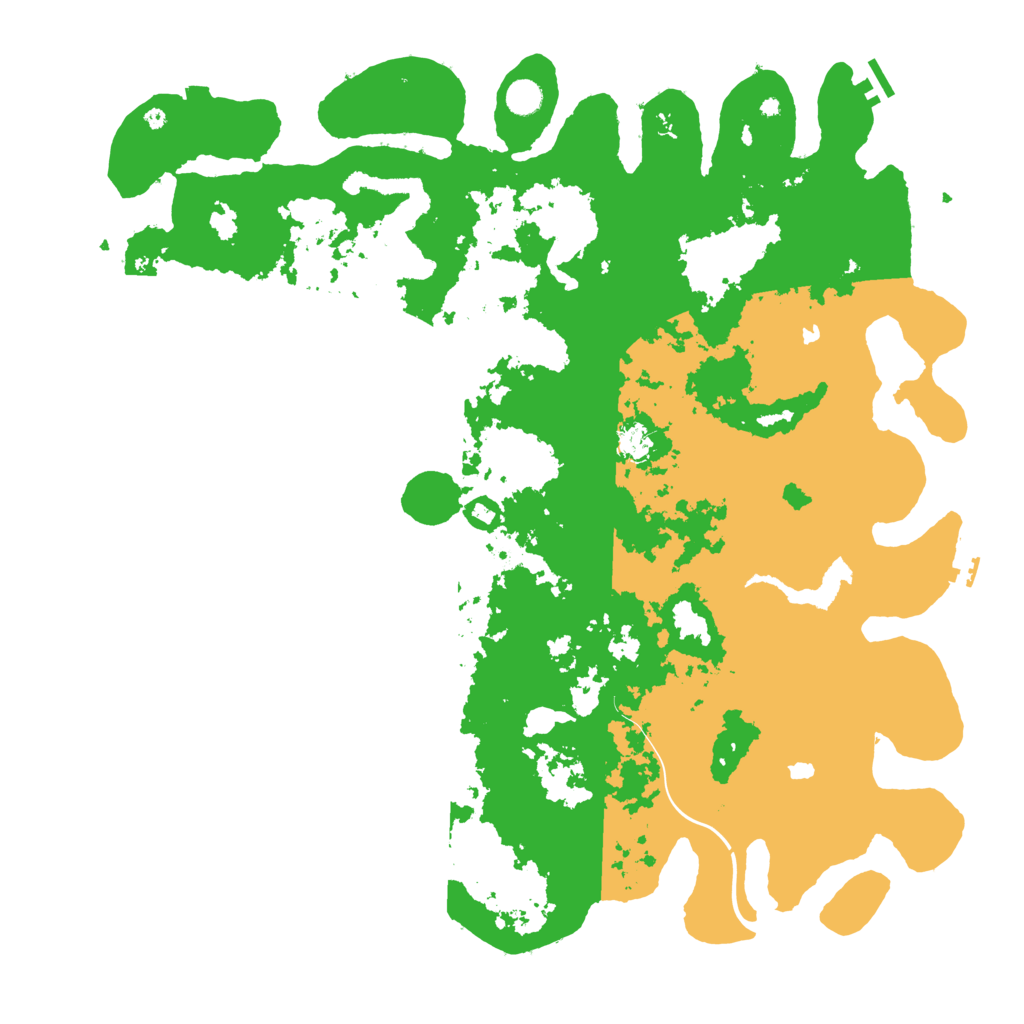 Biome Rust Map: Procedural Map, Size: 5000, Seed: 1844695073