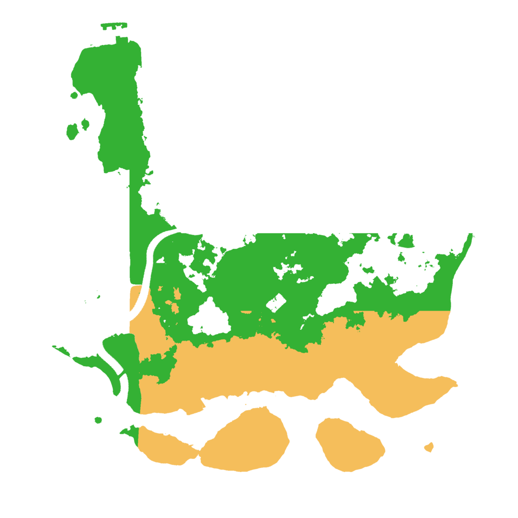 Biome Rust Map: Procedural Map, Size: 3000, Seed: 16724