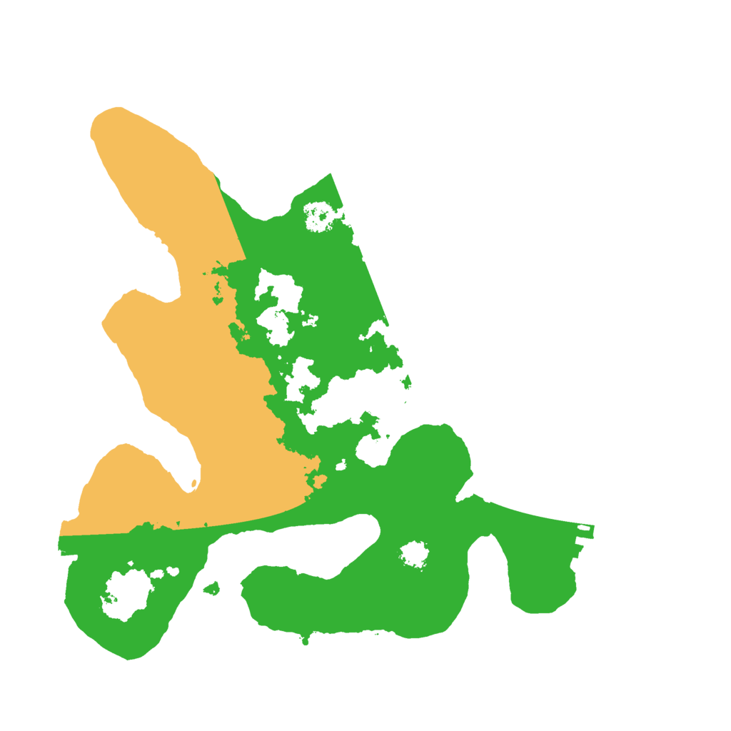 Biome Rust Map: Procedural Map, Size: 2430, Seed: 221372381