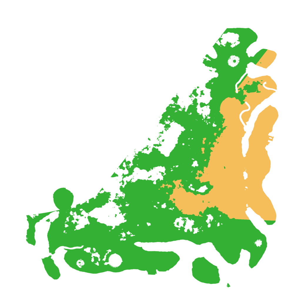Biome Rust Map: Procedural Map, Size: 4000, Seed: 4509