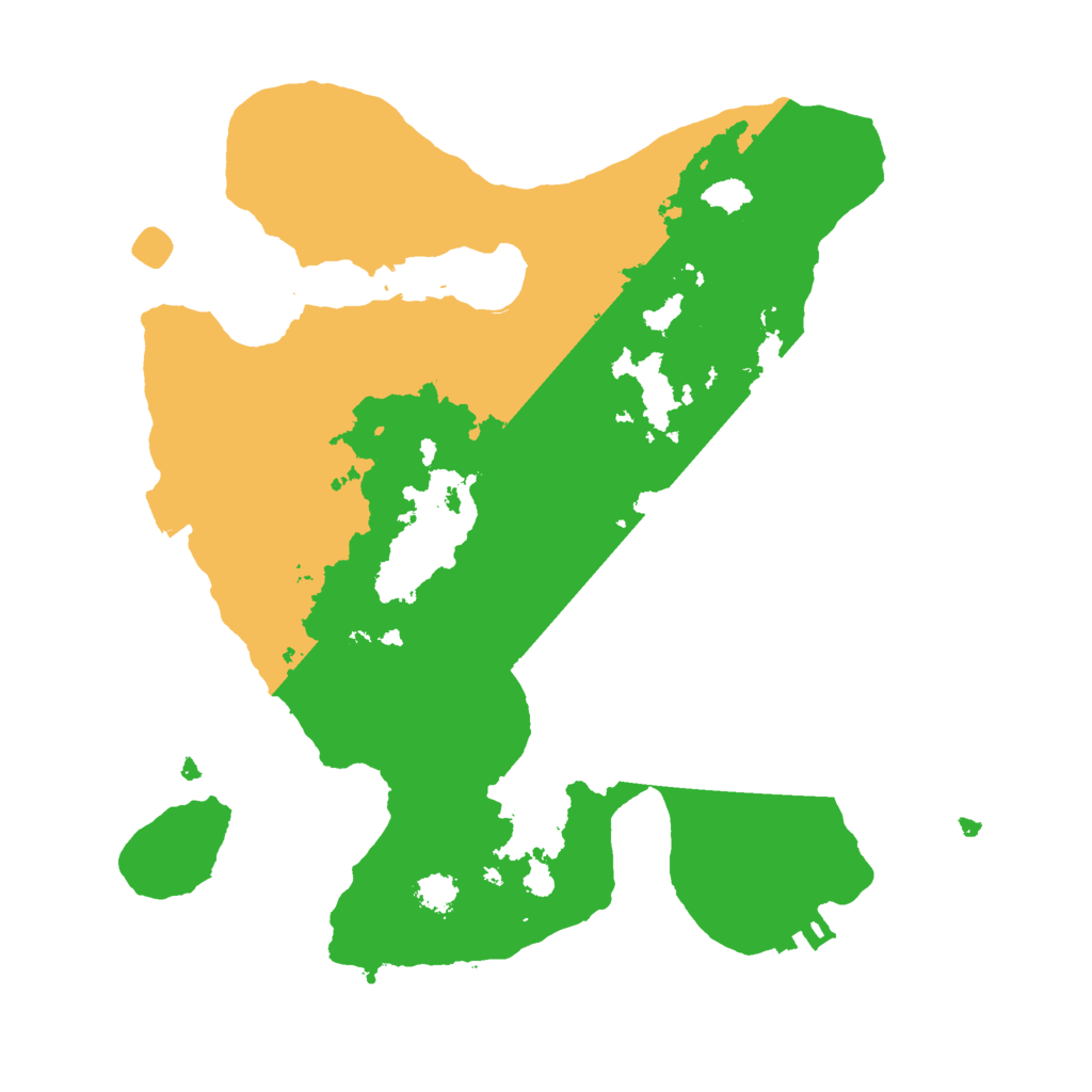 Biome Rust Map: Procedural Map, Size: 2500, Seed: 1632852711