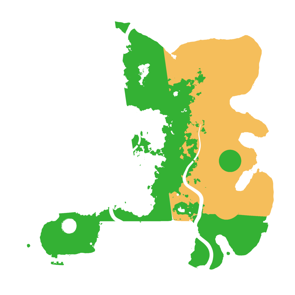 Biome Rust Map: Procedural Map, Size: 3500, Seed: 1416086339