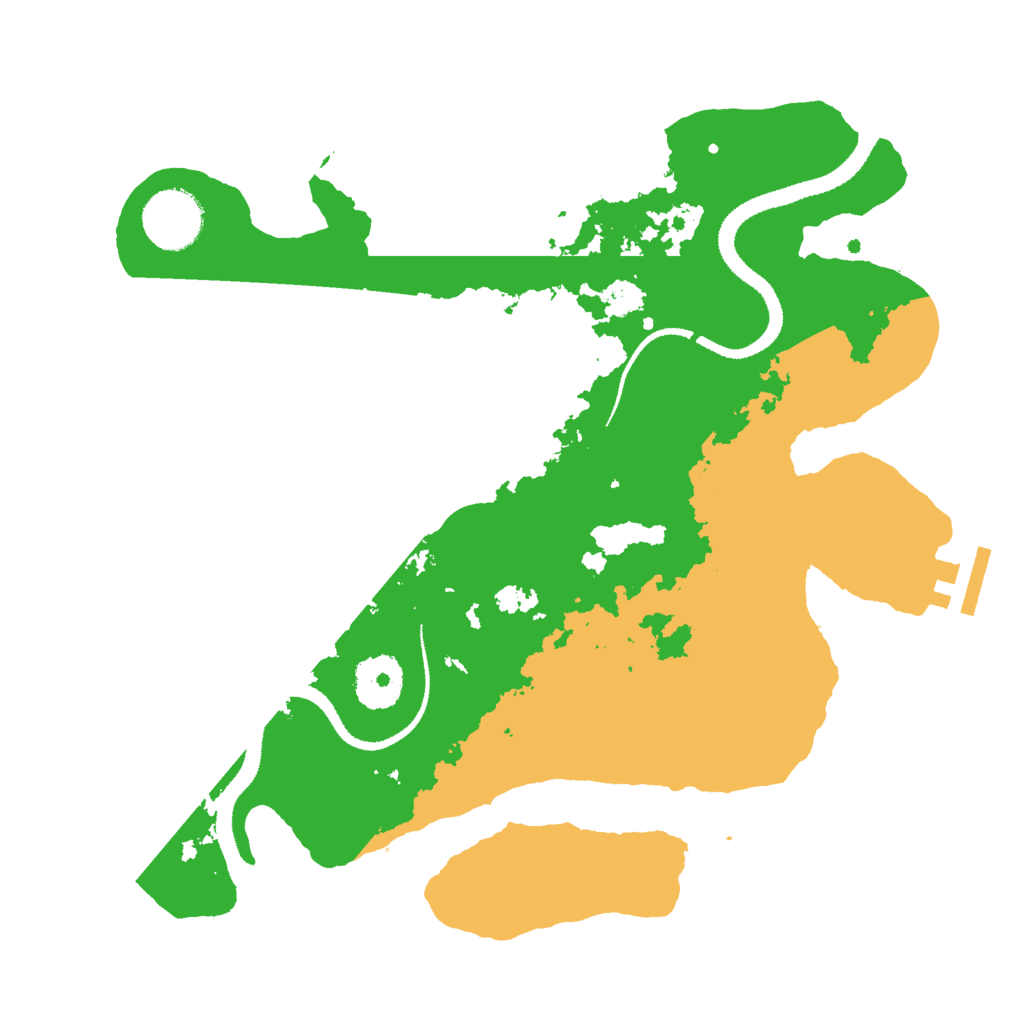 Biome Rust Map: Procedural Map, Size: 3000, Seed: 1681219904