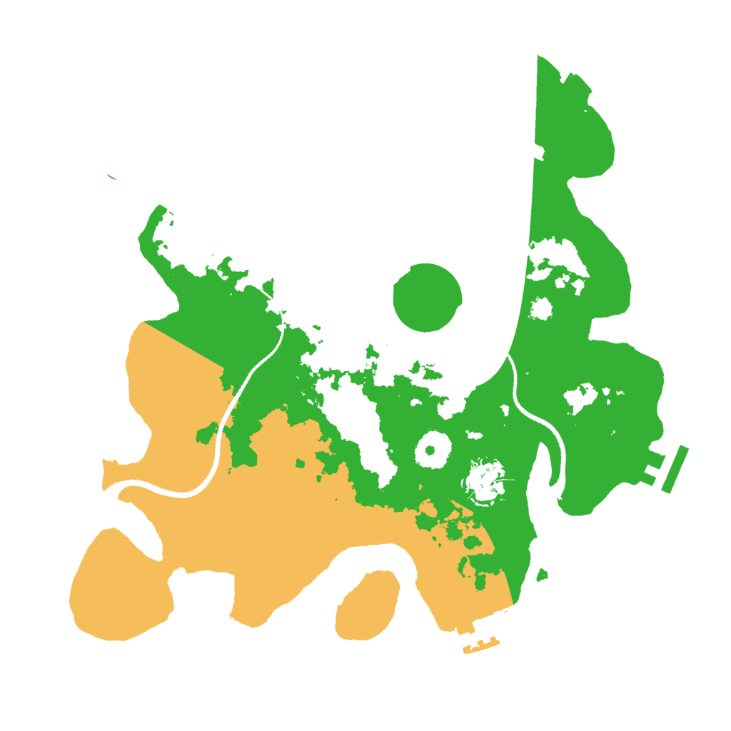 Biome Rust Map: Procedural Map, Size: 3000, Seed: 1792541353