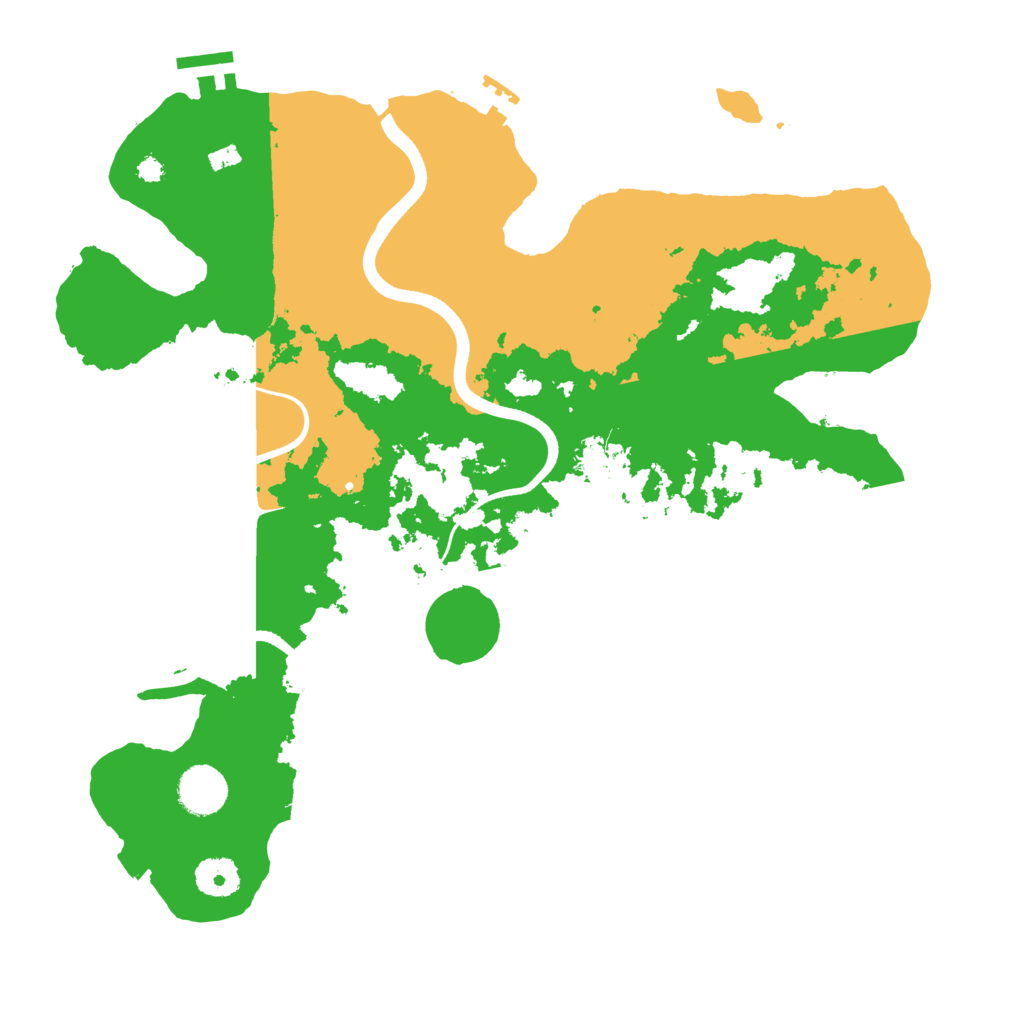 Biome Rust Map: Procedural Map, Size: 3650, Seed: 20836830