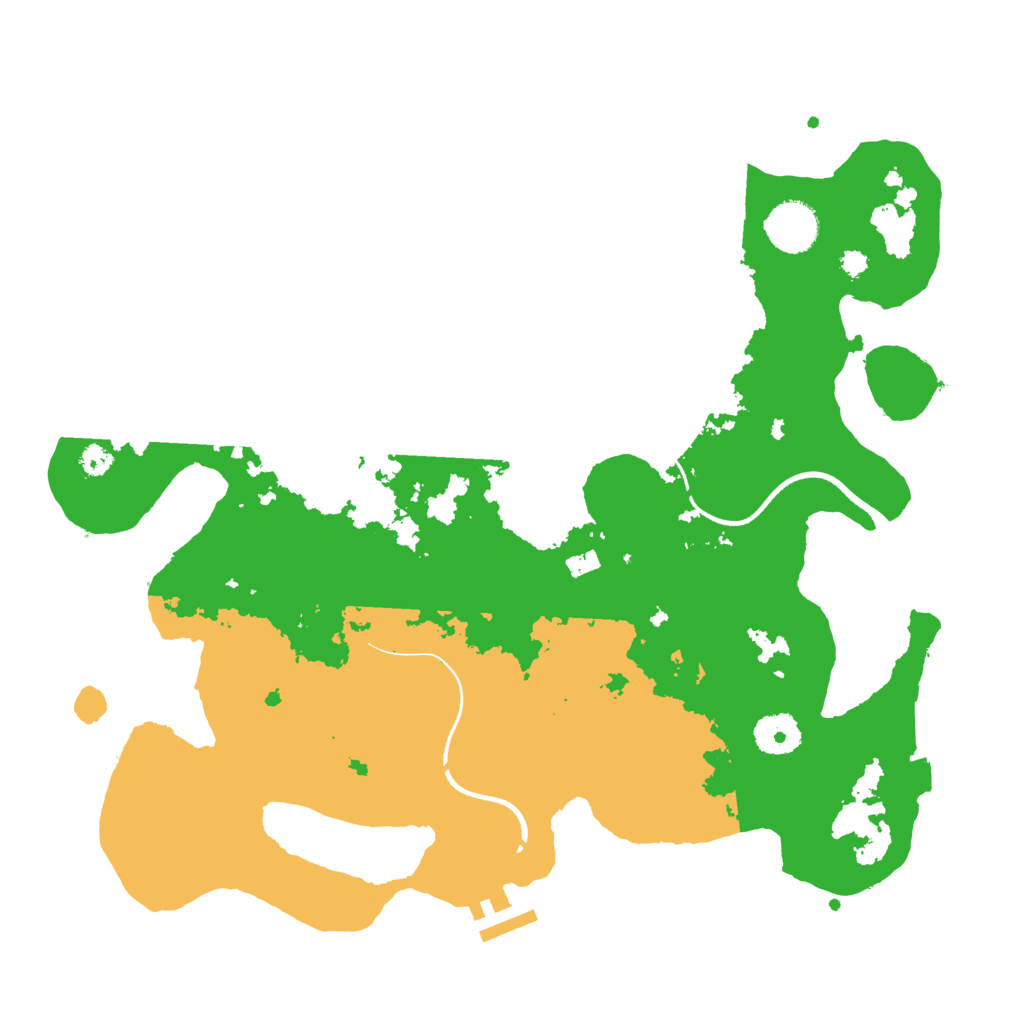 Biome Rust Map: Procedural Map, Size: 3500, Seed: 1498134193