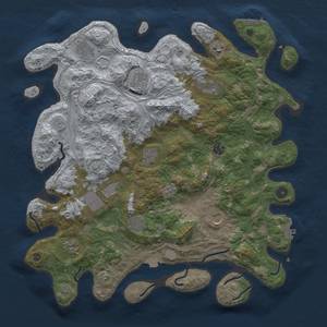 Thumbnail Rust Map: Procedural Map, Size: 4250, Seed: 691591269, 19 Monuments