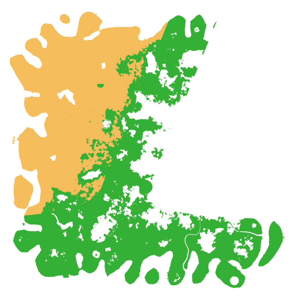 Biome Rust Map: Procedural Map, Size: 6000, Seed: 1002