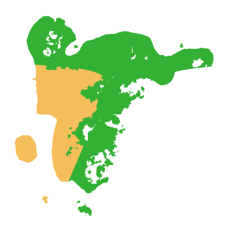 Biome Rust Map: Procedural Map, Size: 3000, Seed: 23780