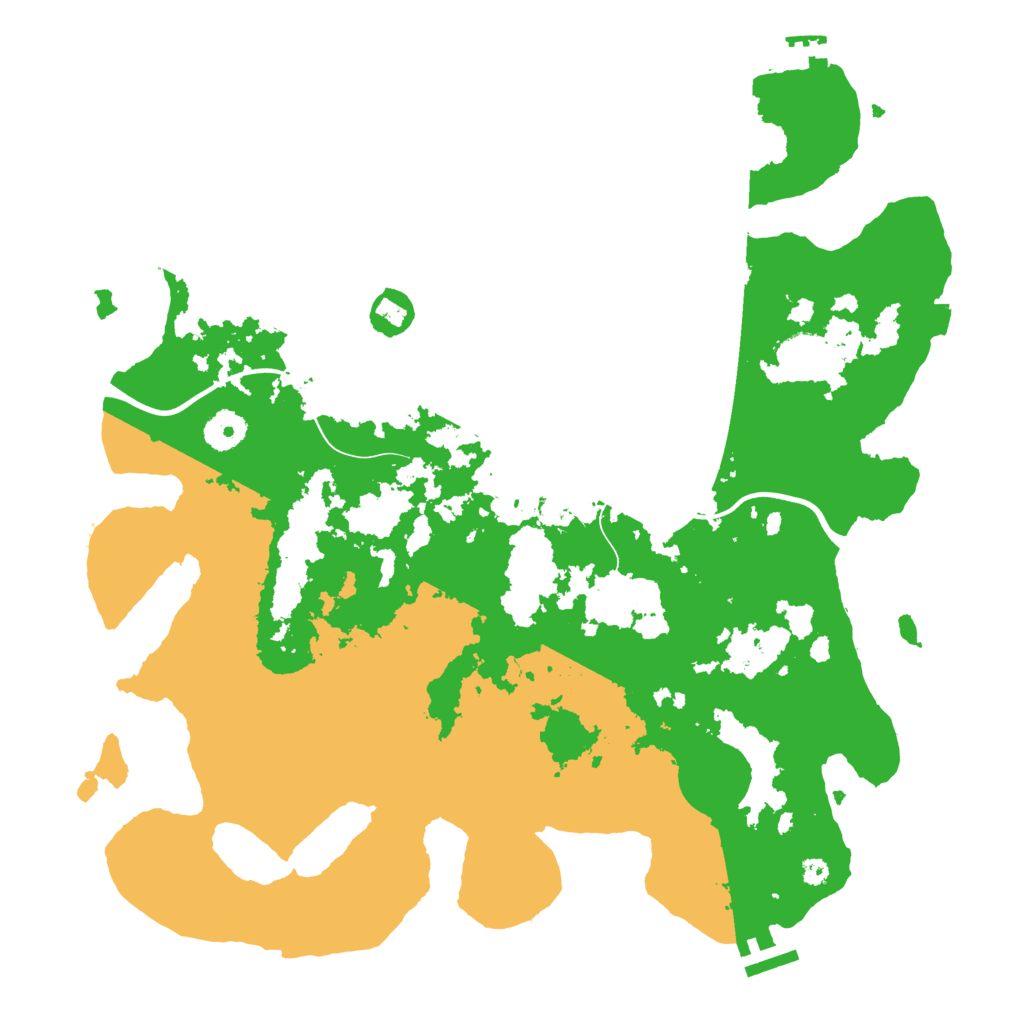 Biome Rust Map: Procedural Map, Size: 3800, Seed: 234315712