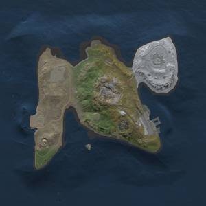 Thumbnail Rust Map: Procedural Map, Size: 1800, Seed: 140880966, 5 Monuments