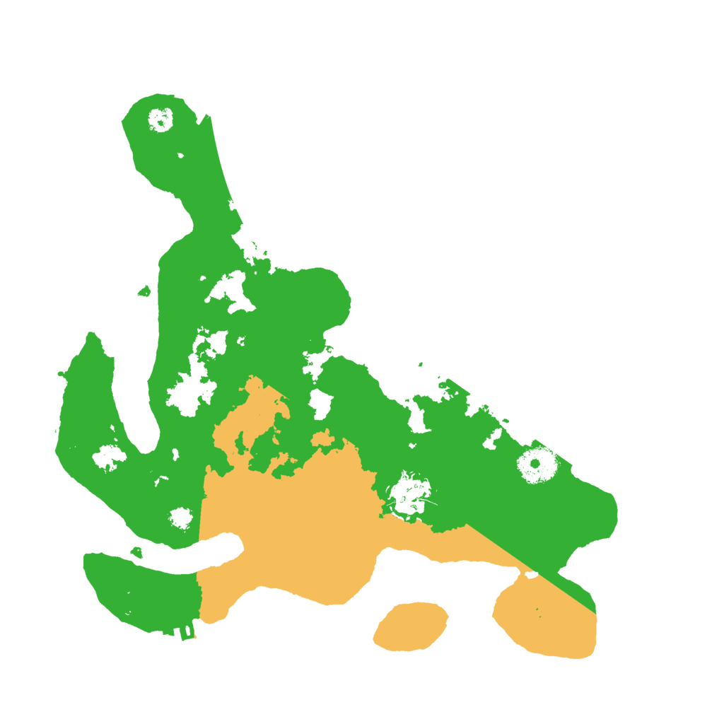 Biome Rust Map: Procedural Map, Size: 3000, Seed: 564478