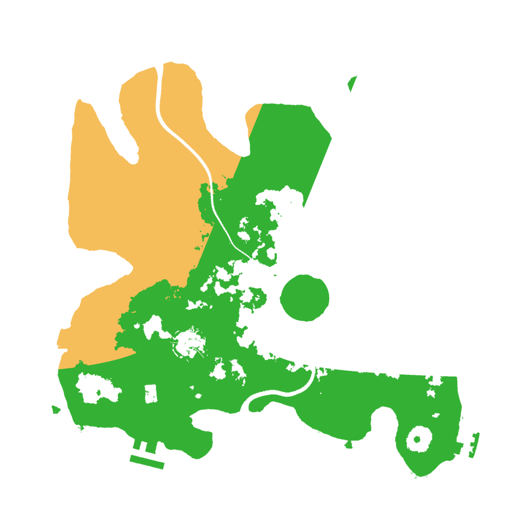 Biome Rust Map: Procedural Map, Size: 3000, Seed: 182494677