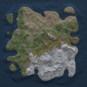 Thumbnail Rust Map: Procedural Map, Size: 3700, Seed: 1992660645, 19 Monuments