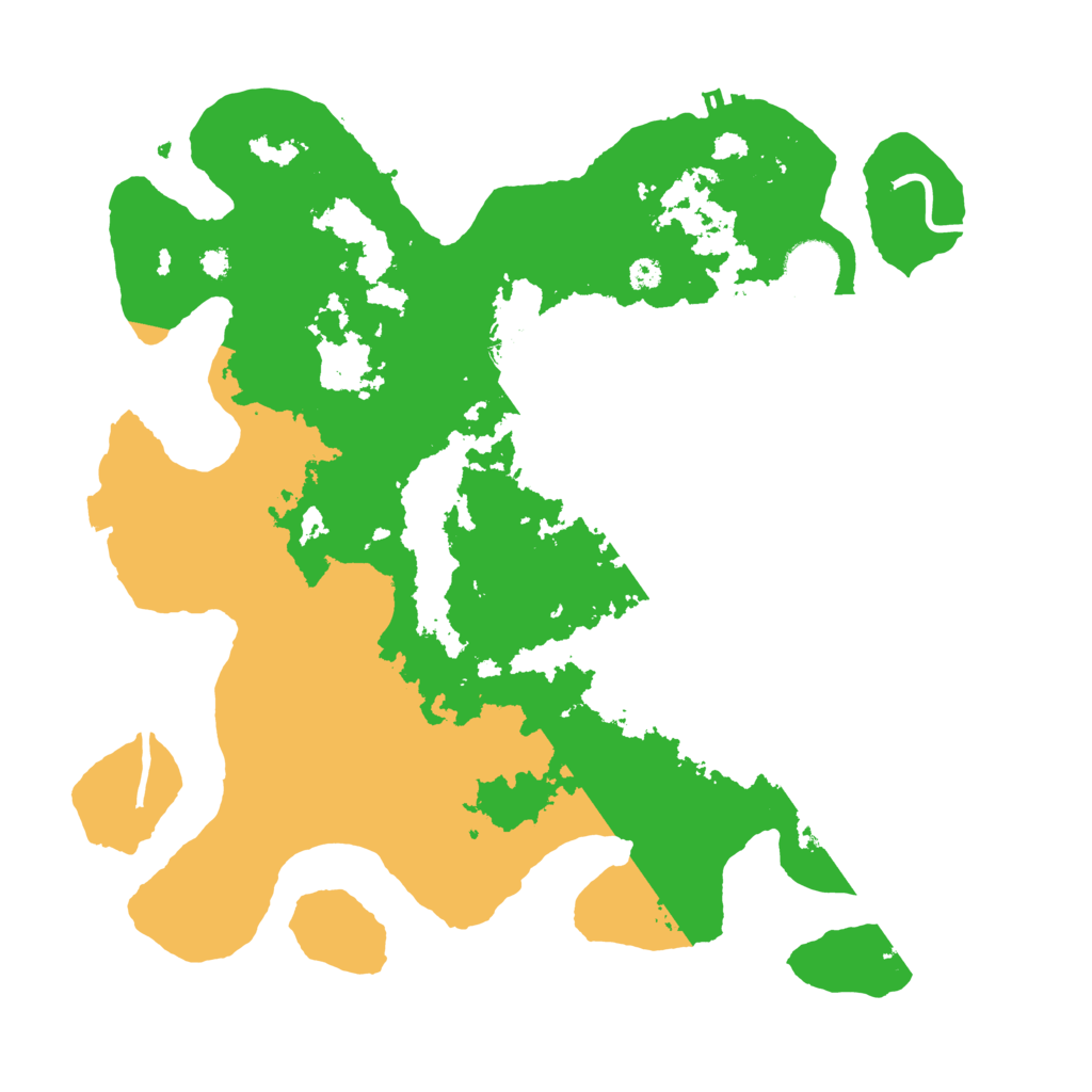 Biome Rust Map: Procedural Map, Size: 3500, Seed: 1350111340