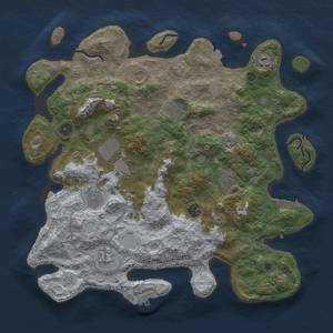 Thumbnail Rust Map: Procedural Map, Size: 4000, Seed: 2872, 17 Monuments