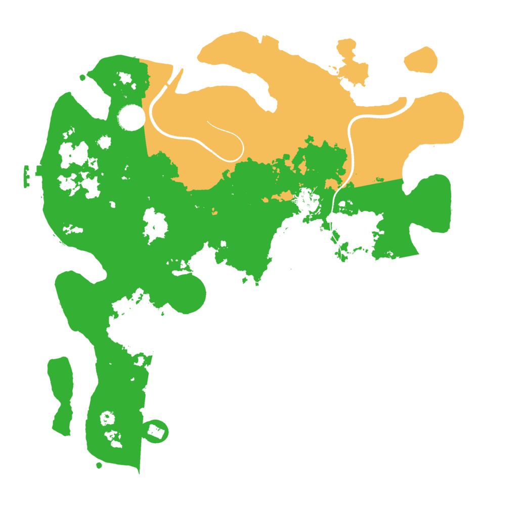 Biome Rust Map: Procedural Map, Size: 3500, Seed: 778897886