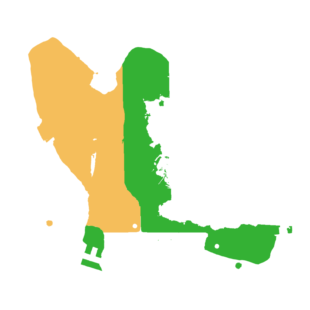 Biome Rust Map: Procedural Map, Size: 2000, Seed: 1122