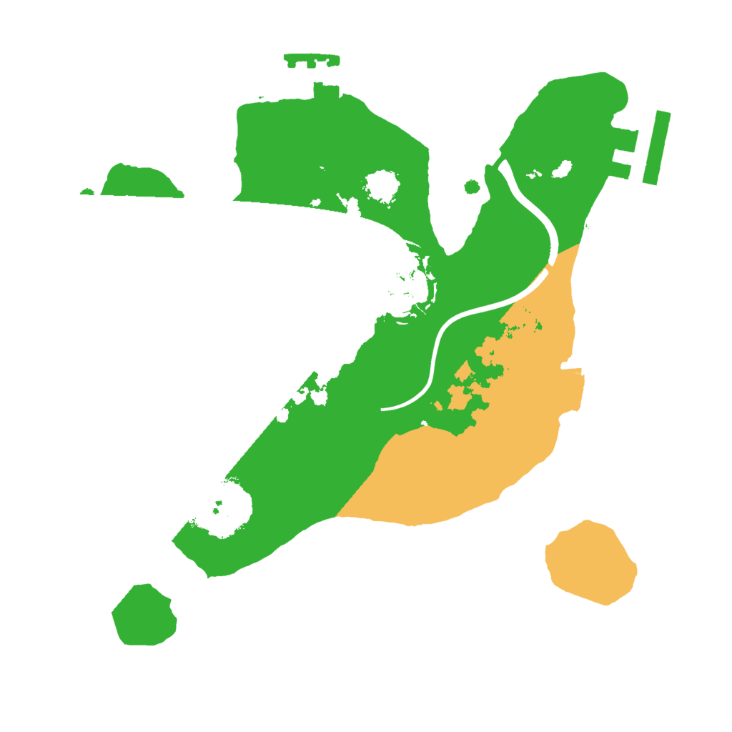 Biome Rust Map: Procedural Map, Size: 2000, Seed: 284466879