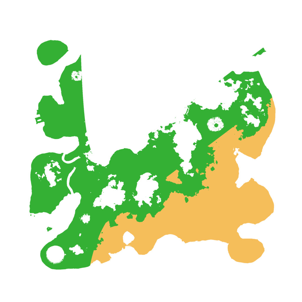 Biome Rust Map: Procedural Map, Size: 3000, Seed: 1602690199