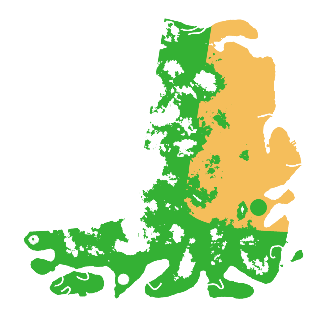 Biome Rust Map: Procedural Map, Size: 5000, Seed: 8759