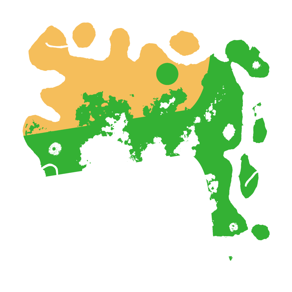 Biome Rust Map: Procedural Map, Size: 3500, Seed: 846578674