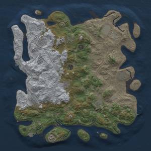 Thumbnail Rust Map: Procedural Map, Size: 4250, Seed: 171664, 19 Monuments