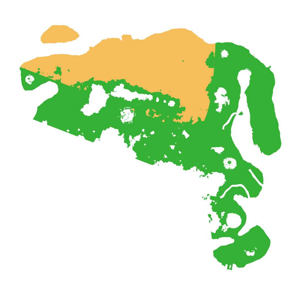 Biome Rust Map: Procedural Map, Size: 3500, Seed: 356756