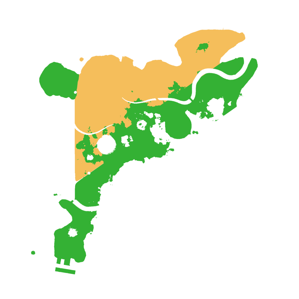 Biome Rust Map: Procedural Map, Size: 3000, Seed: 712405284