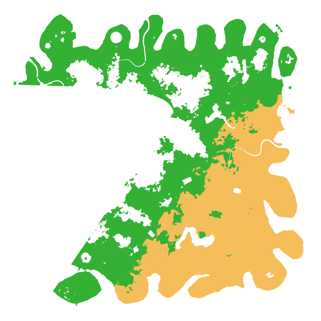 Biome Rust Map: Procedural Map, Size: 5000, Seed: 586645039