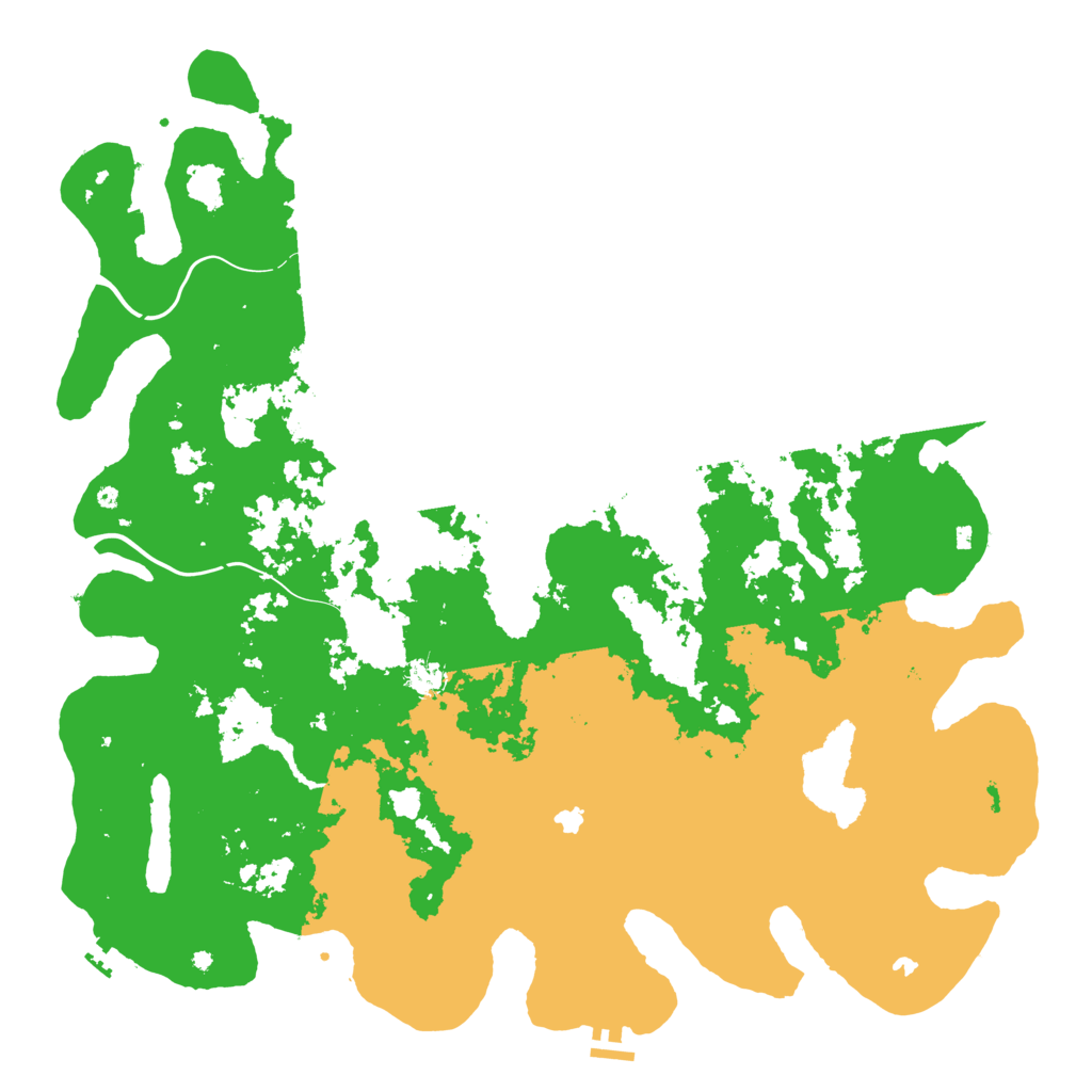 Biome Rust Map: Procedural Map, Size: 5000, Seed: 532114728