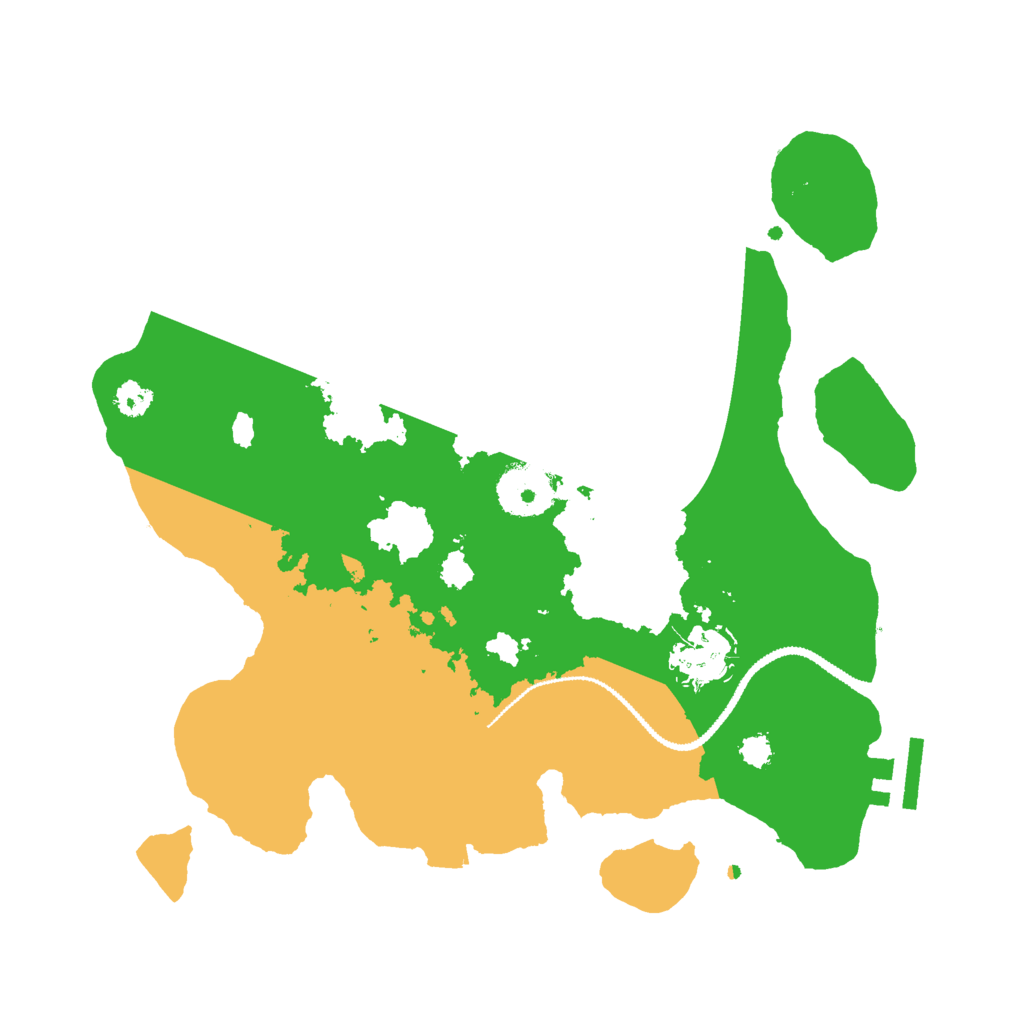 Biome Rust Map: Procedural Map, Size: 2900, Seed: 440268470