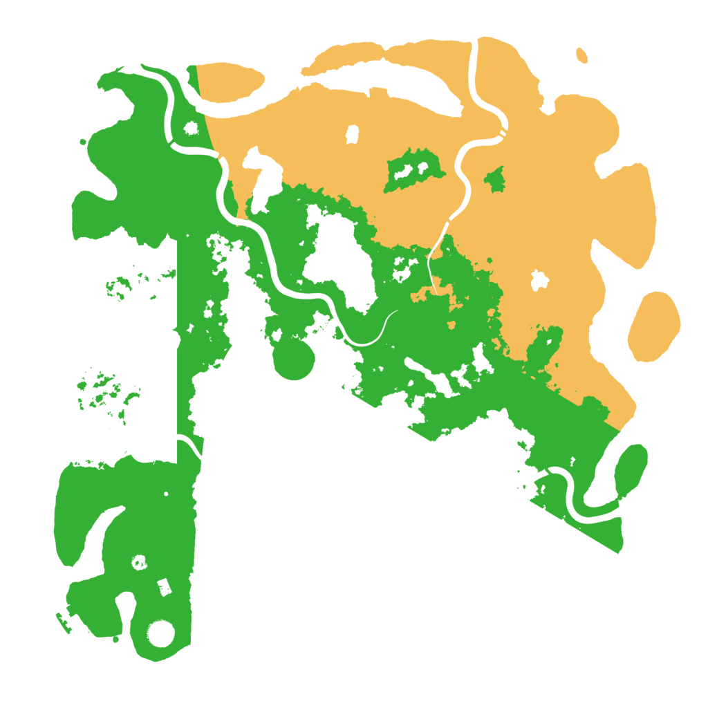 Biome Rust Map: Procedural Map, Size: 4600, Seed: 363664658