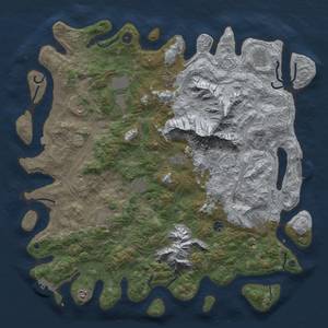 Thumbnail Rust Map: Procedural Map, Size: 5000, Seed: 298080262, 19 Monuments