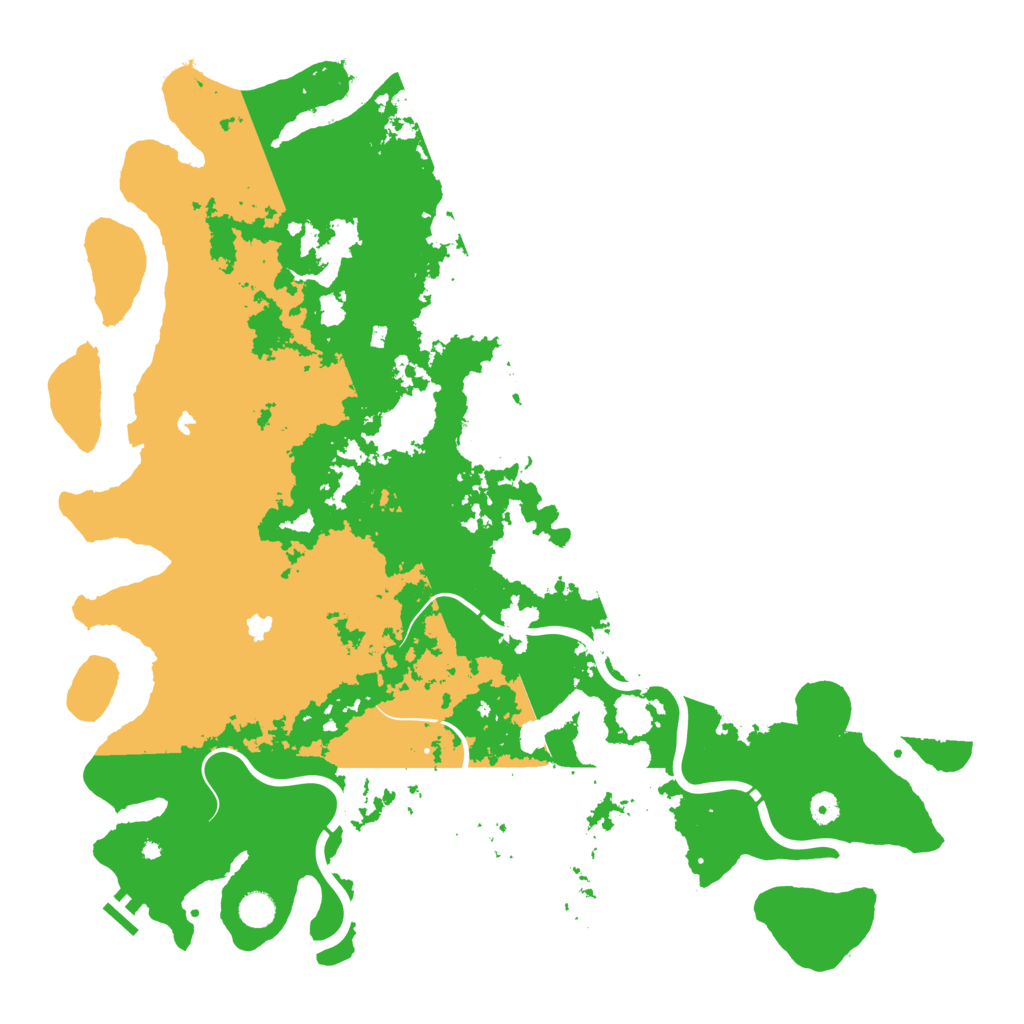 Biome Rust Map: Procedural Map, Size: 5000, Seed: 298080262