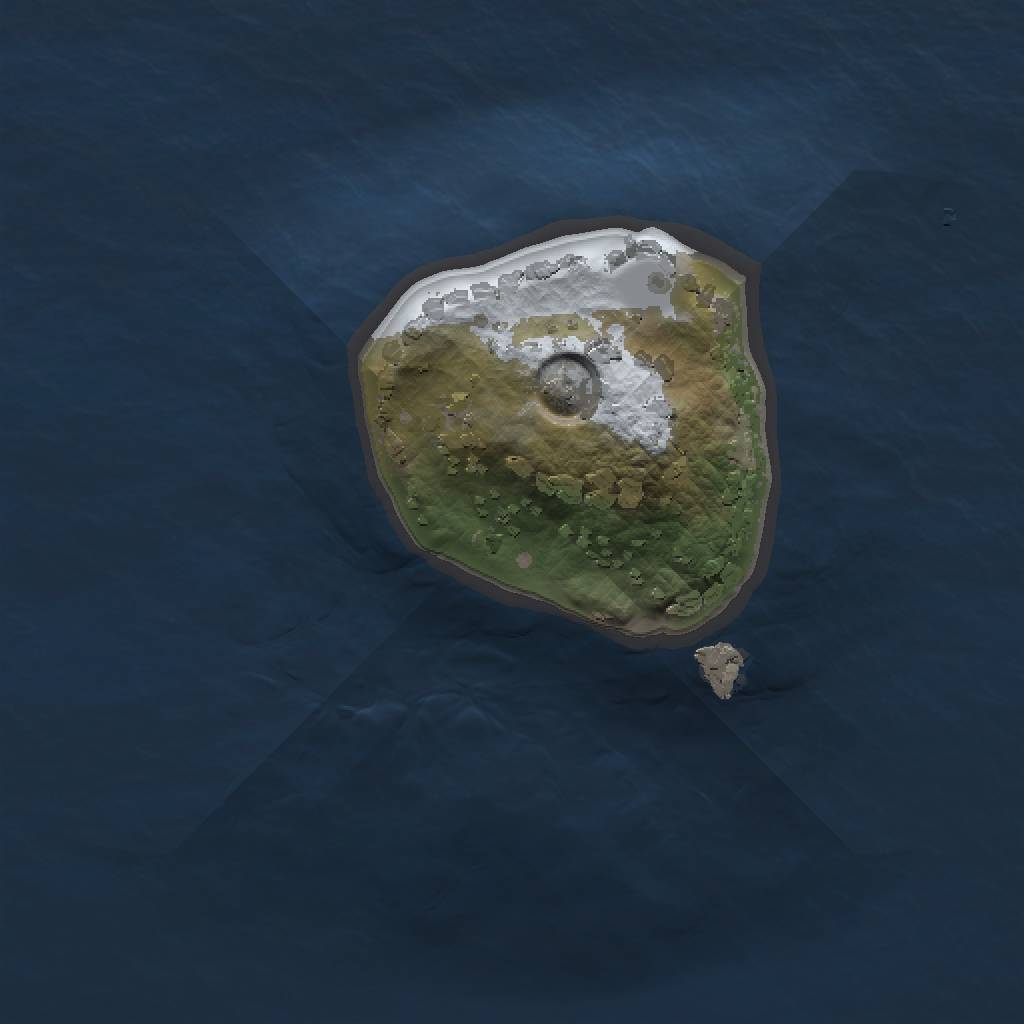 Rust Map: Procedural Map, Size: 1000, Seed: 1470827709, 3 Monuments