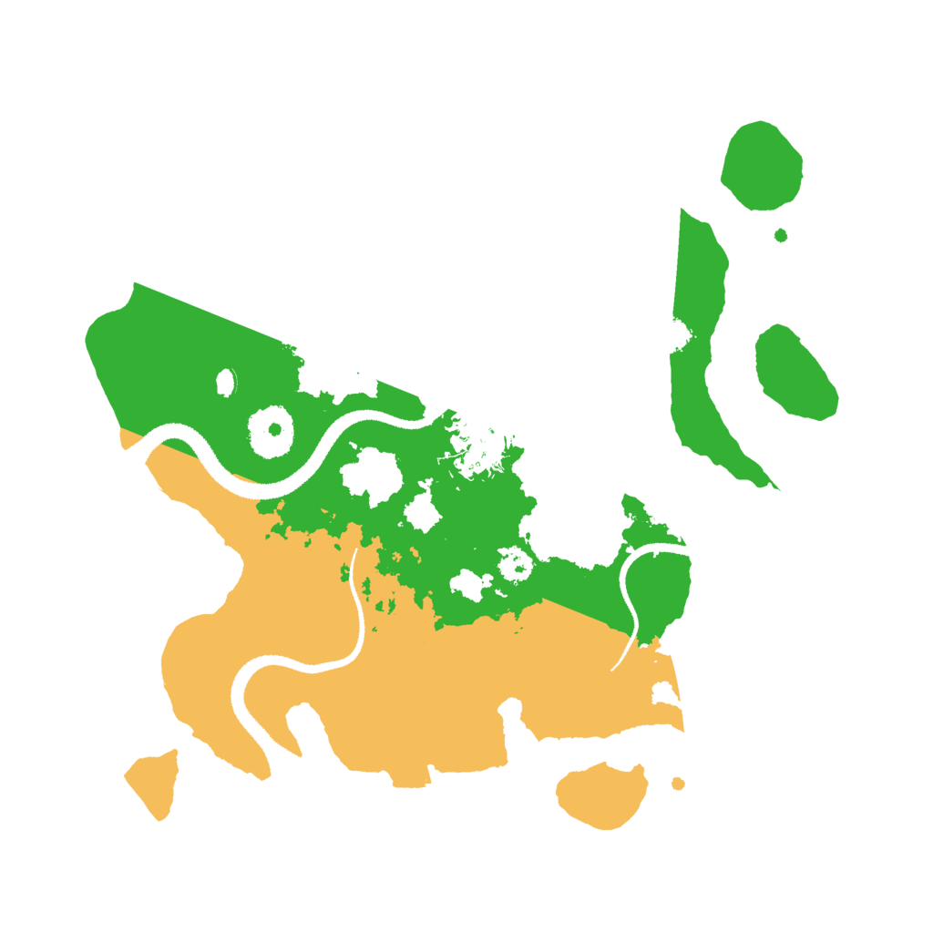 Biome Rust Map: Procedural Map, Size: 2850, Seed: 440268470