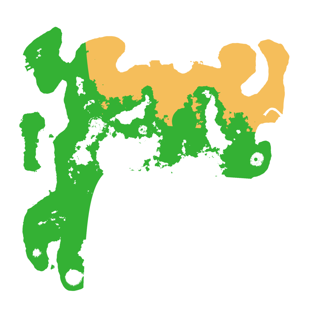 Biome Rust Map: Procedural Map, Size: 3500, Seed: 544886