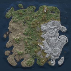 Thumbnail Rust Map: Procedural Map, Size: 4250, Seed: 4678868, 18 Monuments