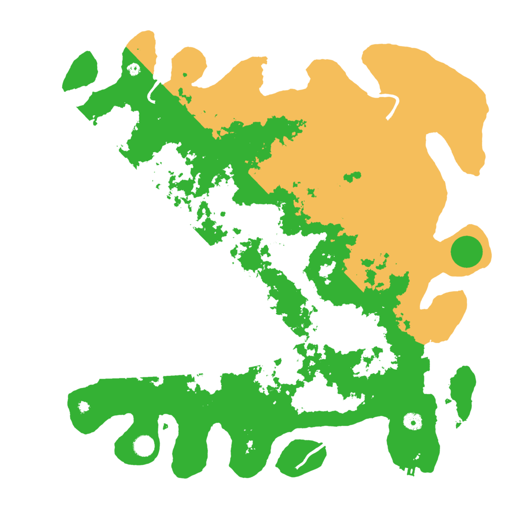 Biome Rust Map: Procedural Map, Size: 4300, Seed: 803016138